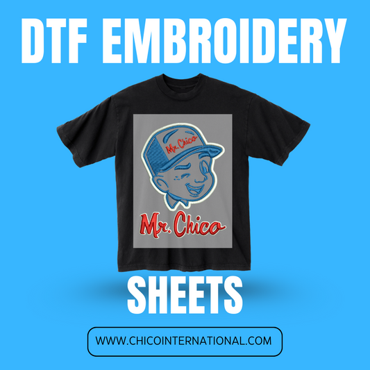 DTF Embroidery Sheets
