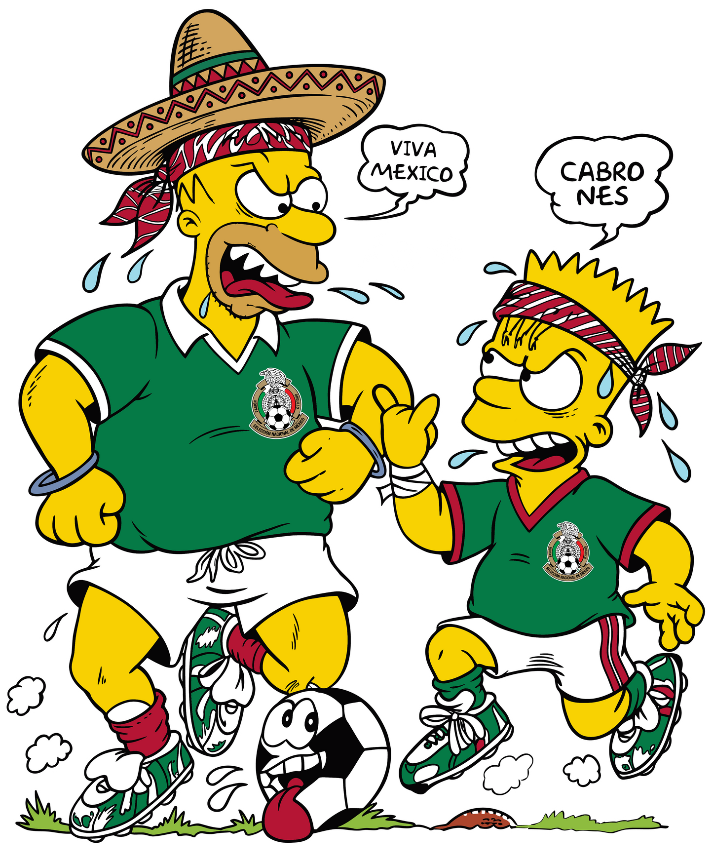 Cabrones T-Shirt (Front & Back Design)